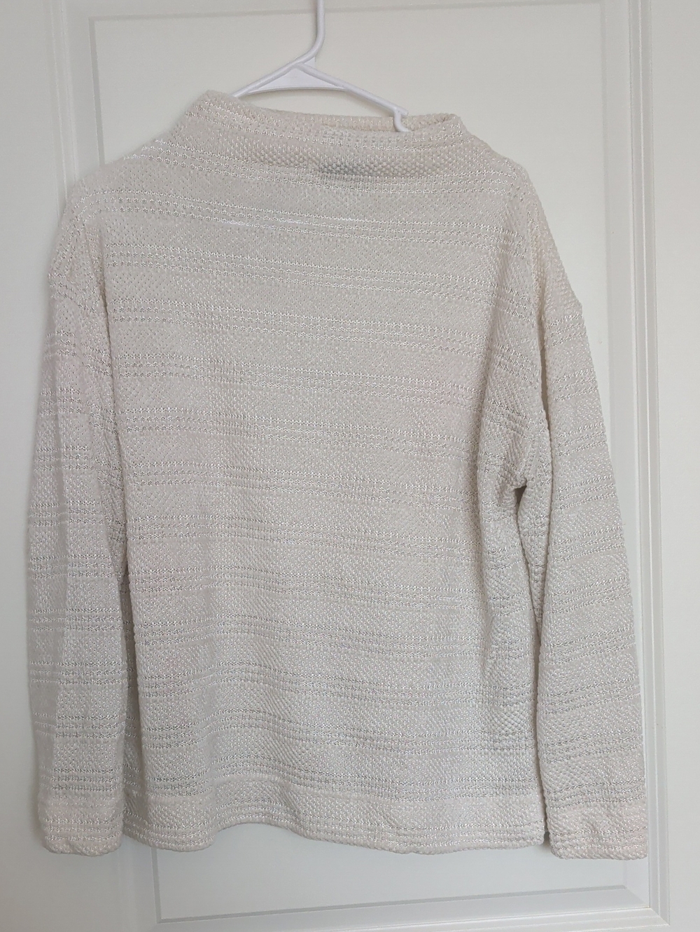 Rafaella Cream Cowl Neck Knit Sweater